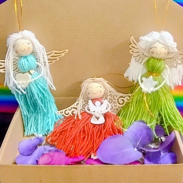 Angelitos de navidad